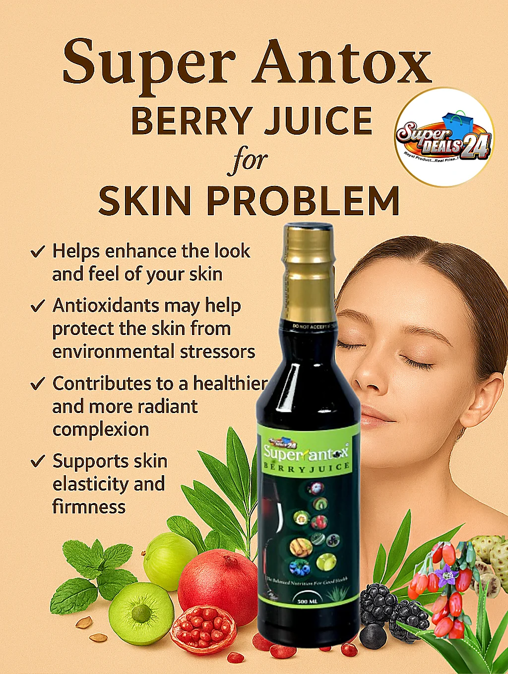 Supports healthier, more radiant skin